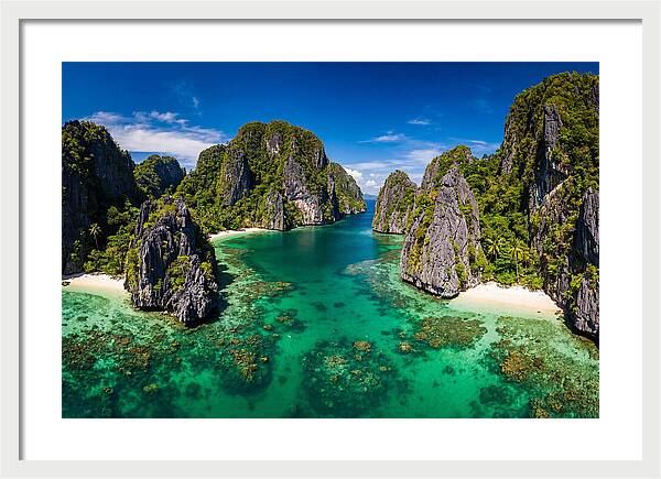 El Nido Big Lagoon Aerial View