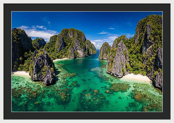 El Nido Big Lagoon Aerial View