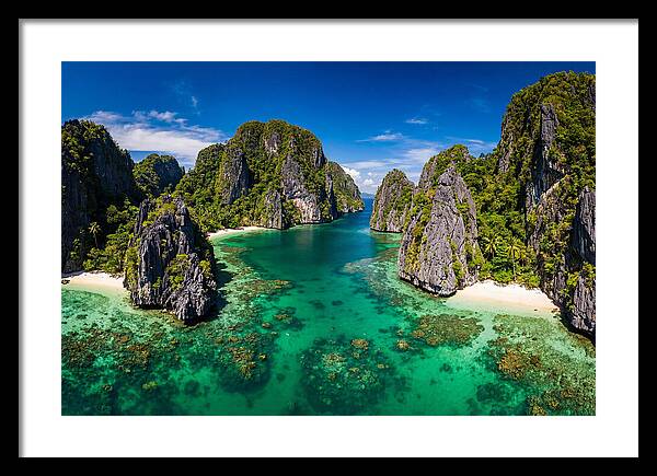 El Nido Big Lagoon Aerial View