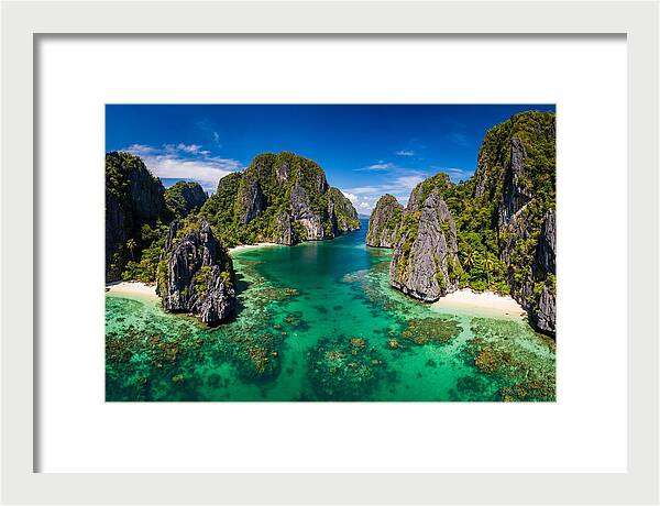 El Nido Big Lagoon Aerial View