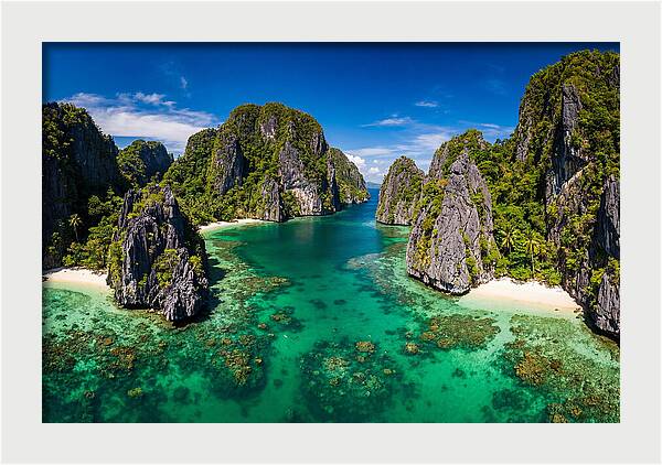 El Nido Big Lagoon Aerial View