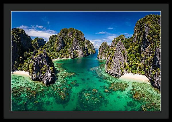 El Nido Big Lagoon Aerial View