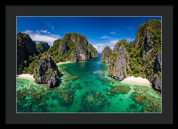 El Nido Big Lagoon Aerial View