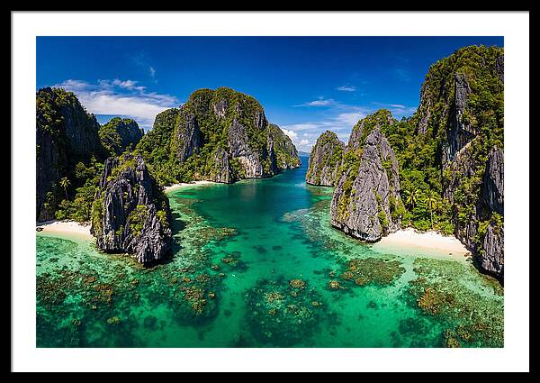 El Nido Big Lagoon Aerial View