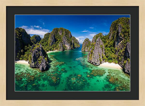El Nido Big Lagoon Aerial View