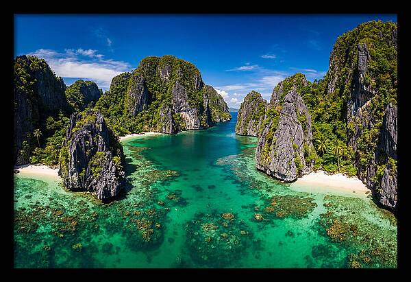 El Nido Big Lagoon Aerial View
