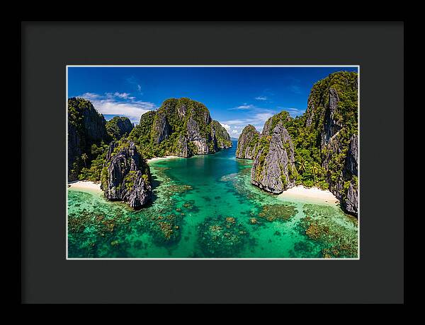 El Nido Big Lagoon Aerial View