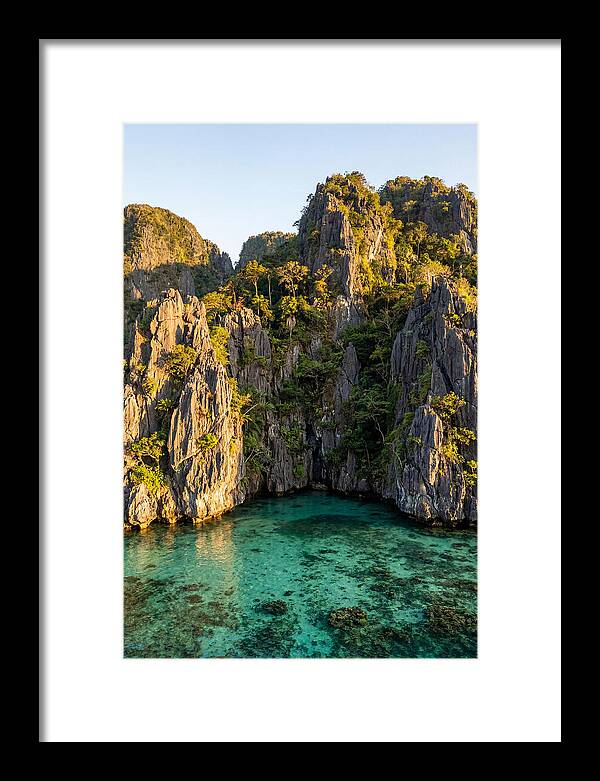 El Nido Limestone Cliffs At Golden Hour