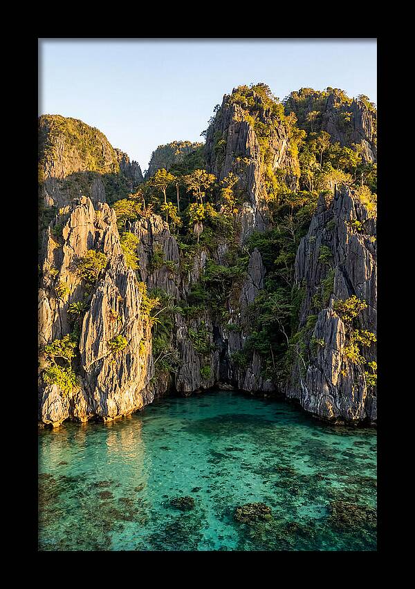 El Nido Limestone Cliffs At Golden Hour