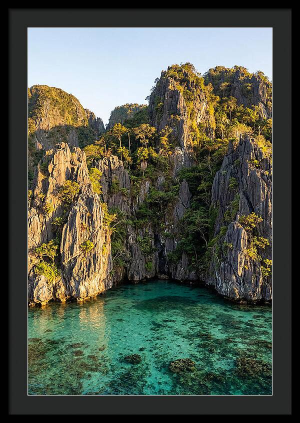 El Nido Limestone Cliffs At Golden Hour