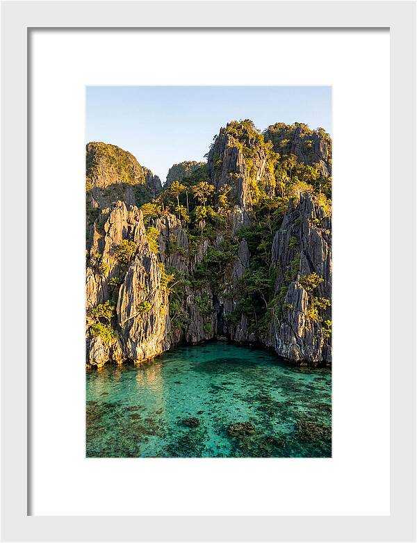 El Nido Limestone Cliffs At Golden Hour