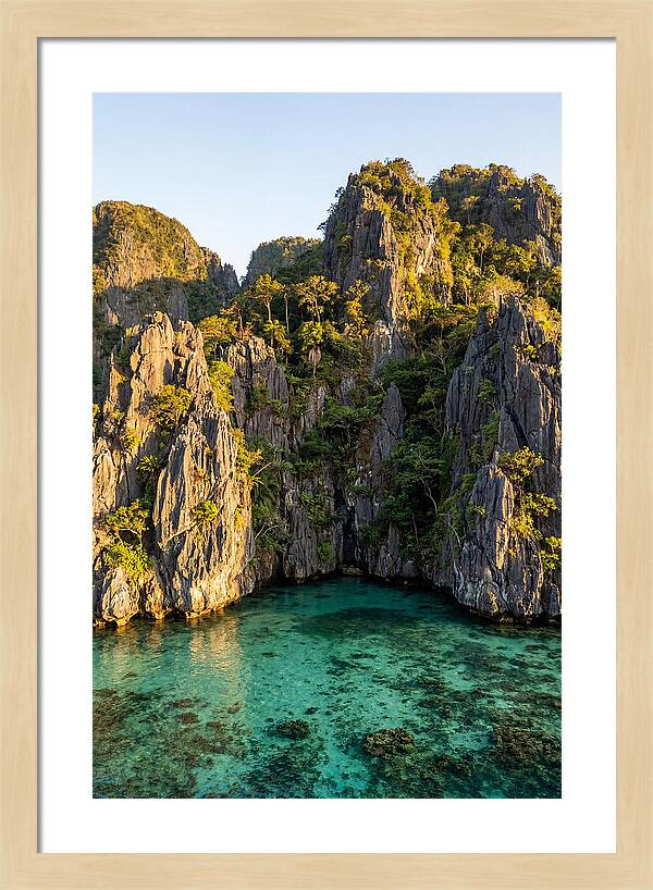 El Nido Limestone Cliffs At Golden Hour
