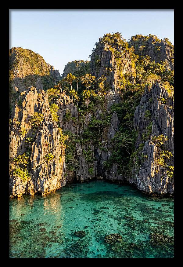 El Nido Limestone Cliffs At Golden Hour
