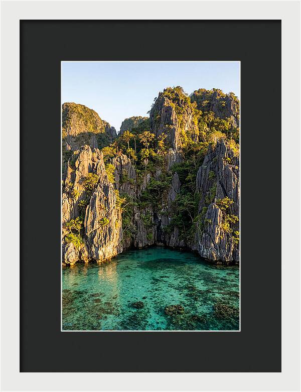 El Nido Limestone Cliffs At Golden Hour