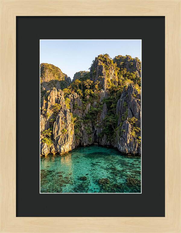 El Nido Limestone Cliffs At Golden Hour