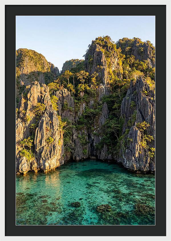 El Nido Limestone Cliffs At Golden Hour