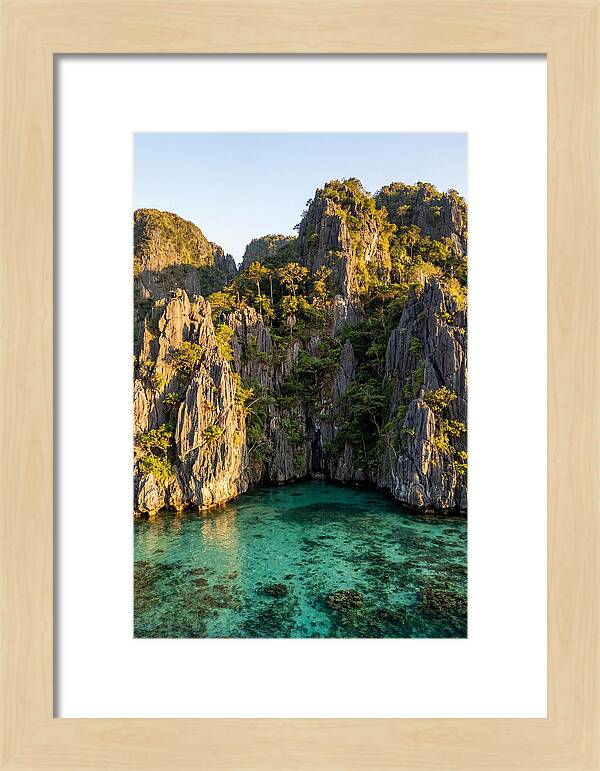 El Nido Limestone Cliffs At Golden Hour