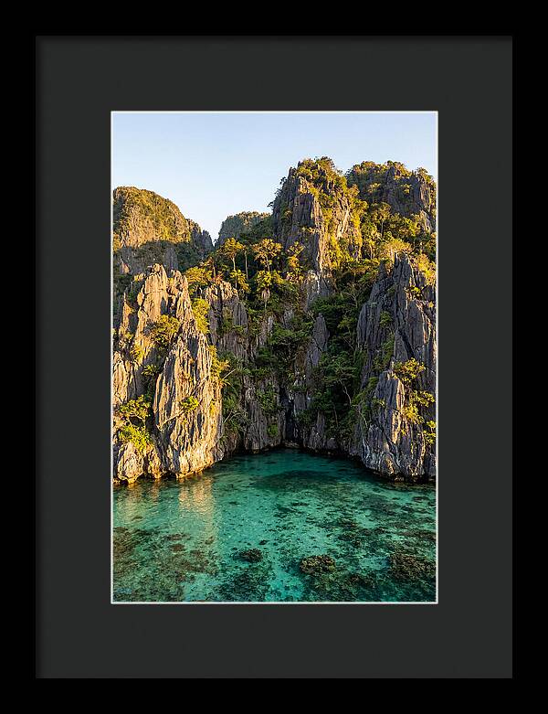 El Nido Limestone Cliffs At Golden Hour