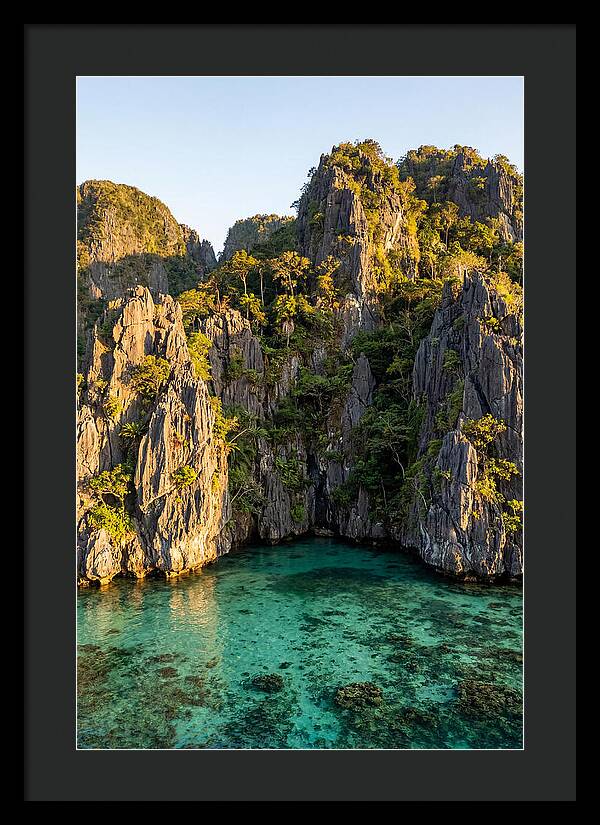 El Nido Limestone Cliffs At Golden Hour