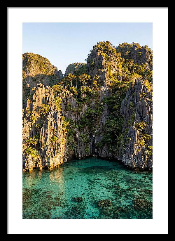 El Nido Limestone Cliffs At Golden Hour
