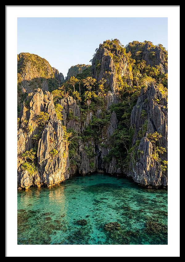 El Nido Limestone Cliffs At Golden Hour