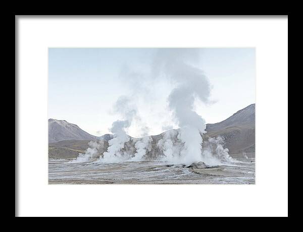 El Tatio Geyser Field At Sunrise