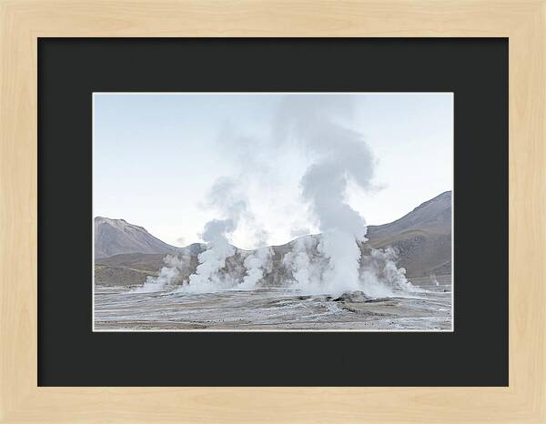 El Tatio Geyser Field At Sunrise