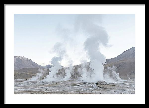 El Tatio Geyser Field At Sunrise