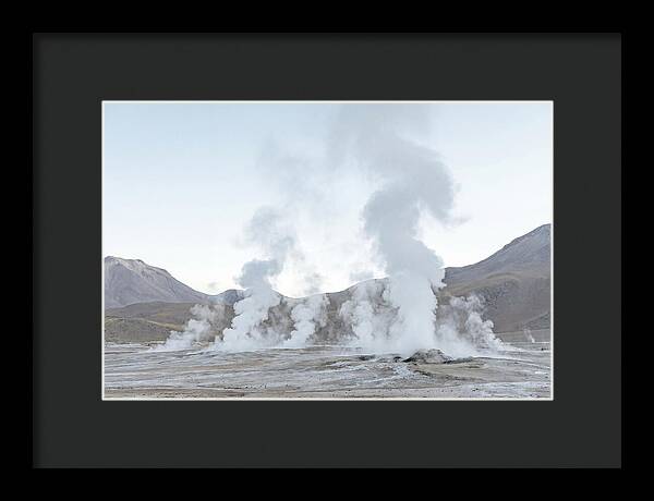 El Tatio Geyser Field At Sunrise