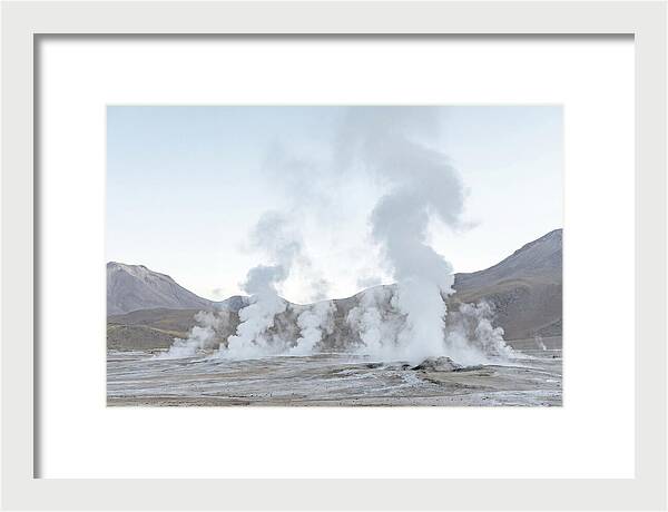 El Tatio Geyser Field At Sunrise
