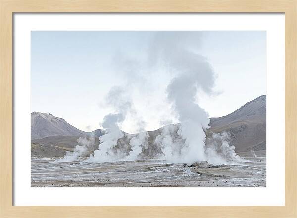 El Tatio Geyser Field At Sunrise