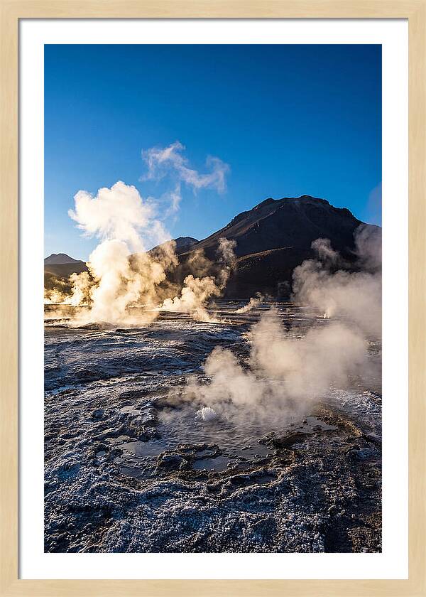 El Tatio Geysers At Sunrise