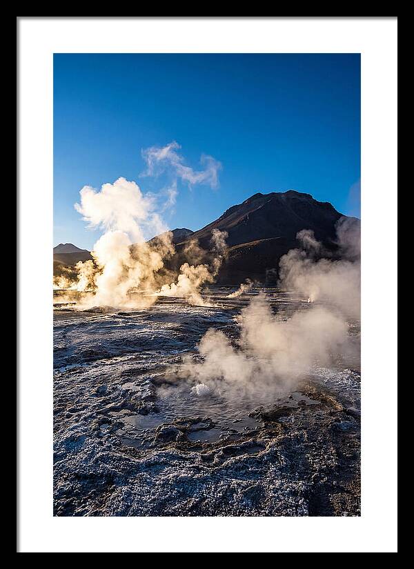 El Tatio Geysers At Sunrise