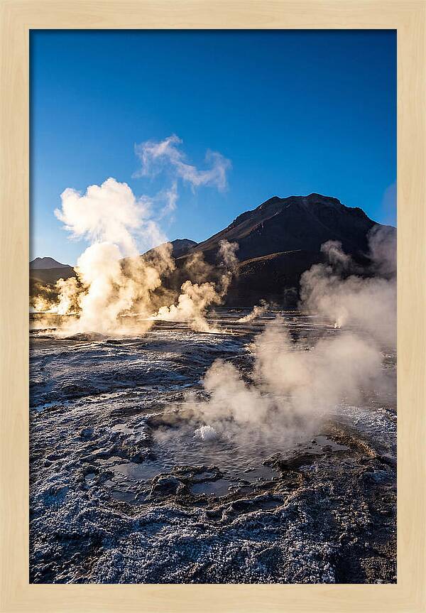 El Tatio Geysers At Sunrise