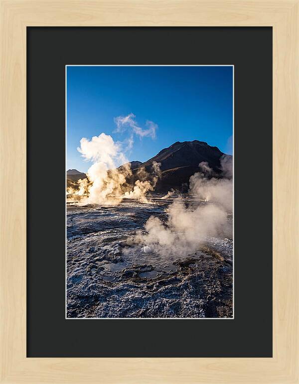El Tatio Geysers At Sunrise