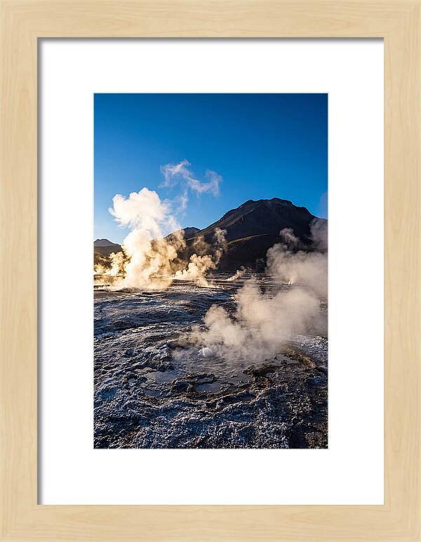 El Tatio Geysers At Sunrise