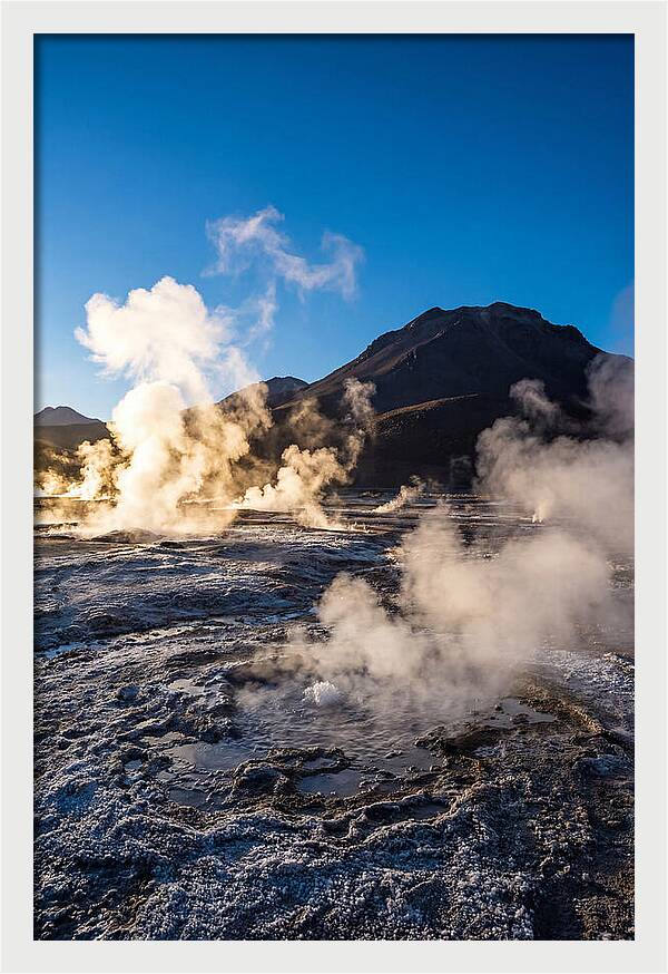 El Tatio Geysers At Sunrise