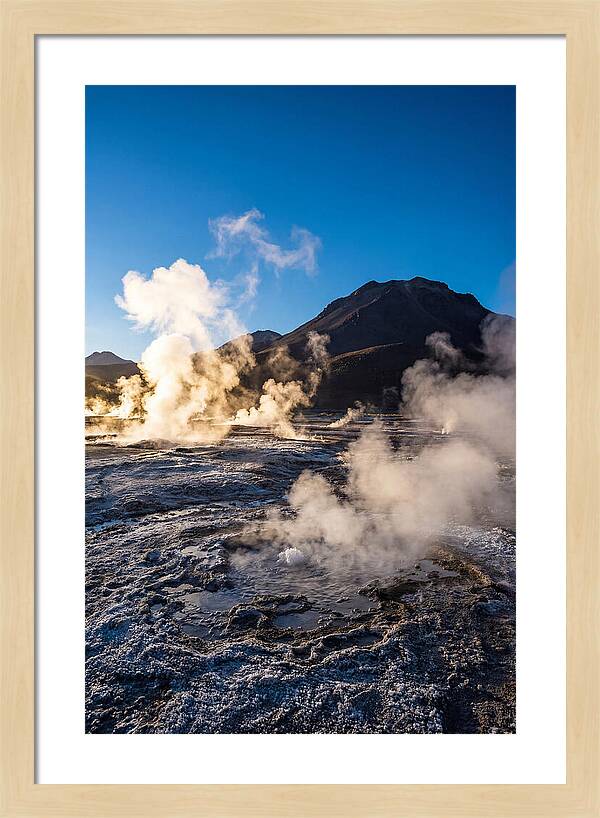 El Tatio Geysers At Sunrise