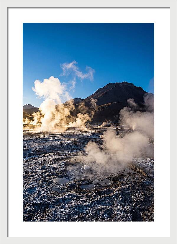 El Tatio Geysers At Sunrise