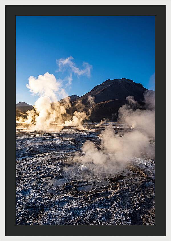 El Tatio Geysers At Sunrise
