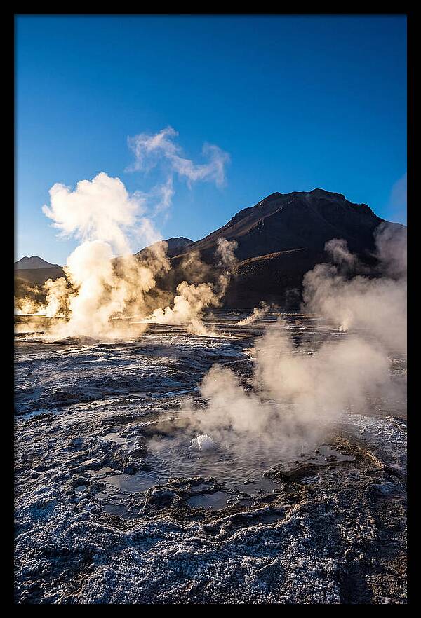 El Tatio Geysers At Sunrise