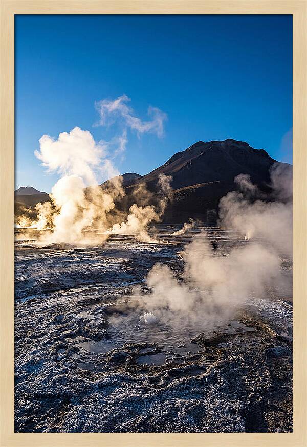 El Tatio Geysers At Sunrise