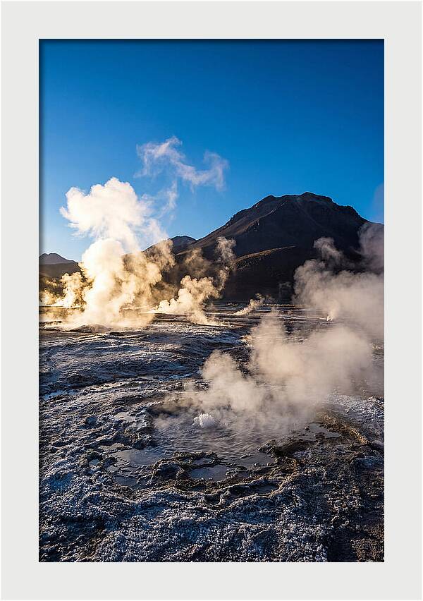 El Tatio Geysers At Sunrise