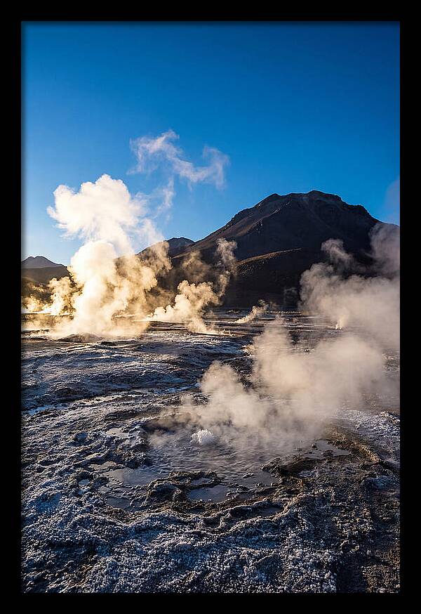 El Tatio Geysers At Sunrise