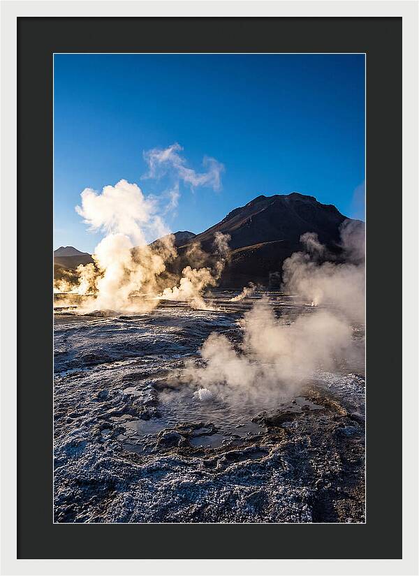 El Tatio Geysers At Sunrise