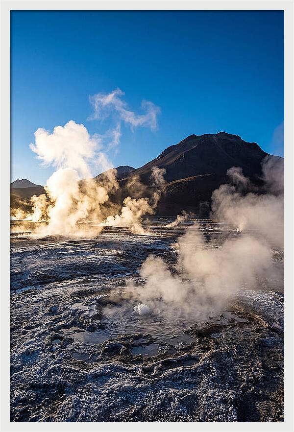 El Tatio Geysers At Sunrise