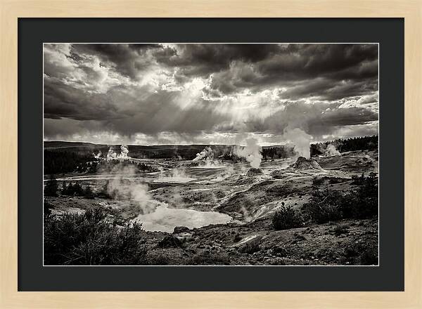 El Tatio Geysers Under Dramatic Skies