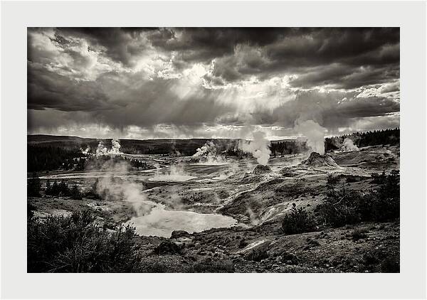 El Tatio Geysers Under Dramatic Skies