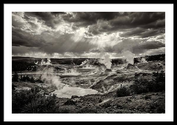 El Tatio Geysers Under Dramatic Skies