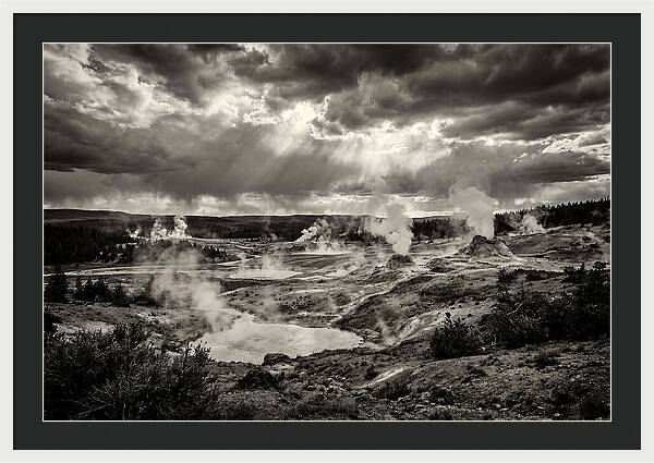 El Tatio Geysers Under Dramatic Skies